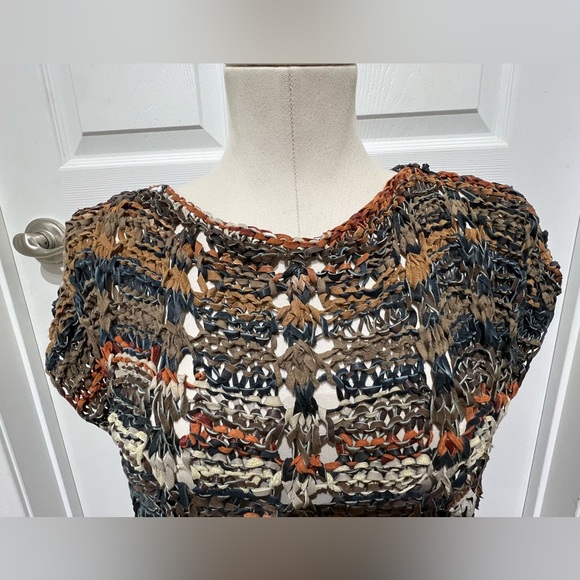 Leather Knitted Top - Picture 4 of 11